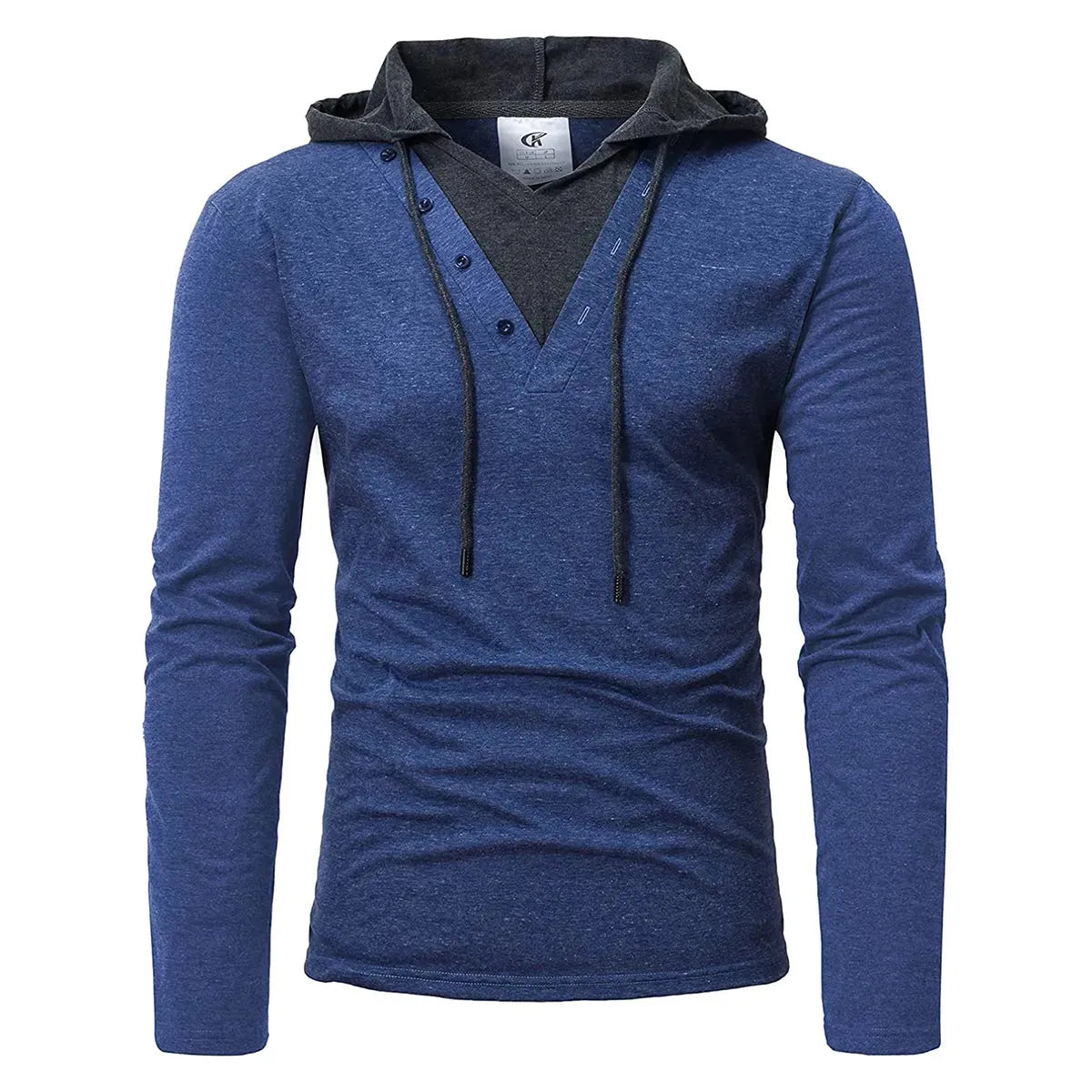 Men's Long Sleeve Hooded T-Shirt