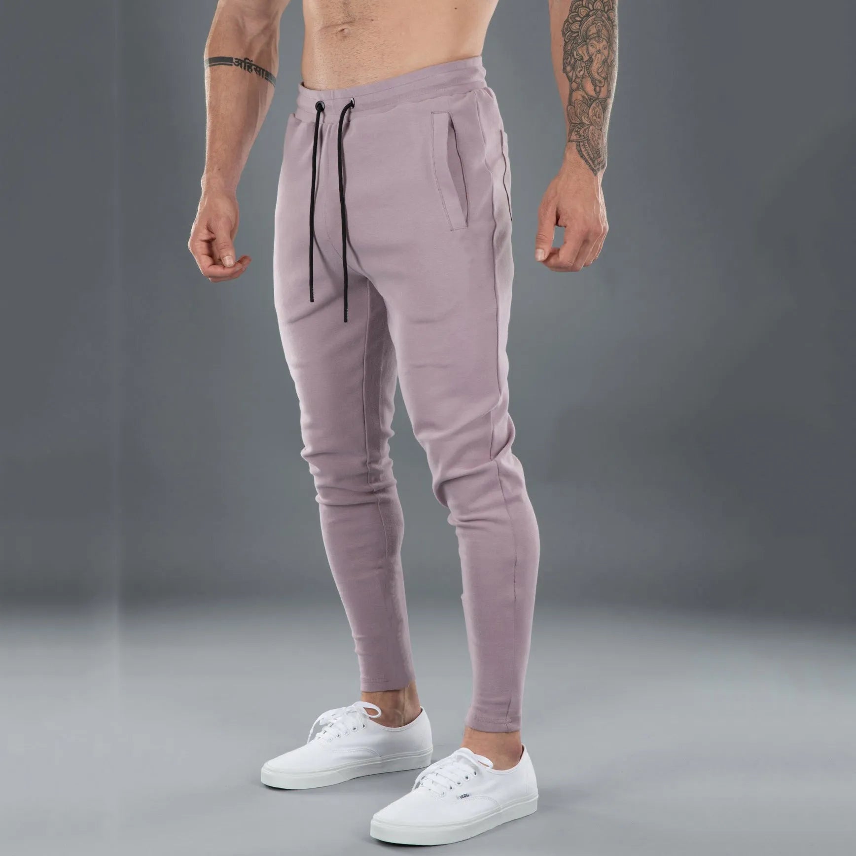 Jogger, Men's Casual Sports Pants Cotton Skinny Stretch