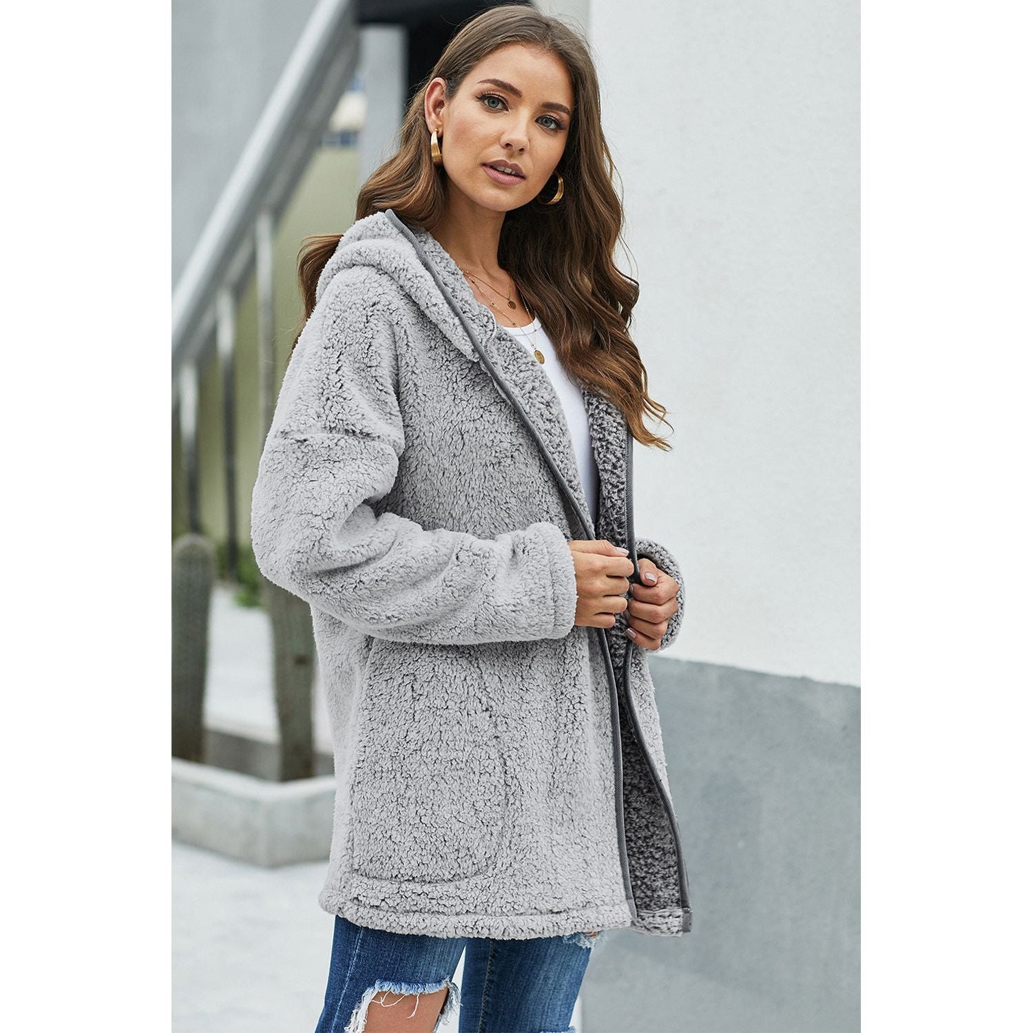 Hooded Teddy Coat