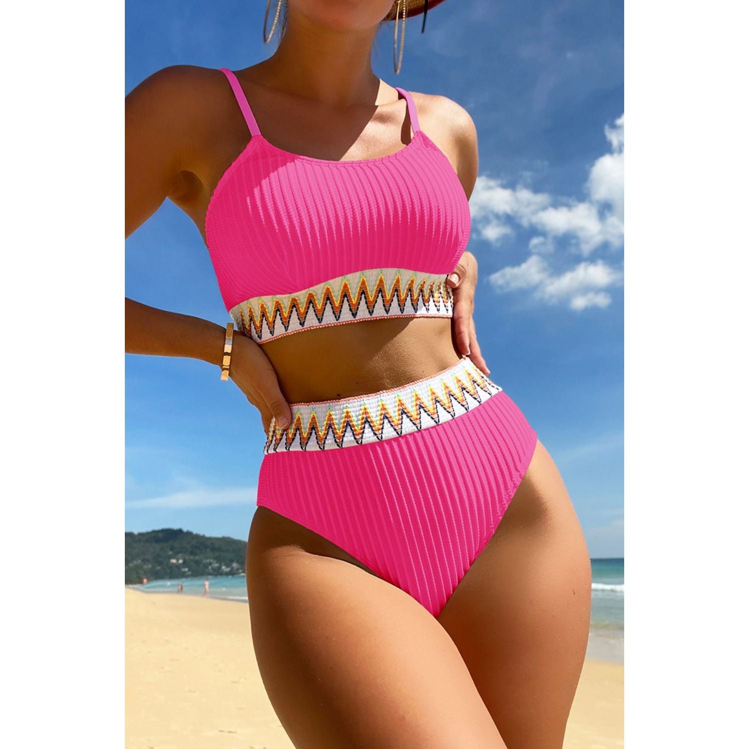 Women's Bikini Set | Chevron Bikini Set | Ikervo